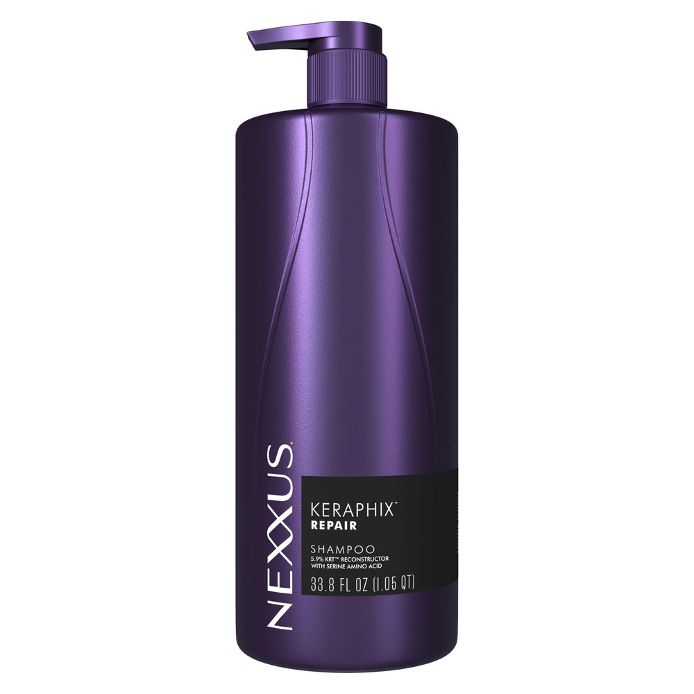 Nexxus Keraphix: botella del champú con fusión proteica fortalece el cabello