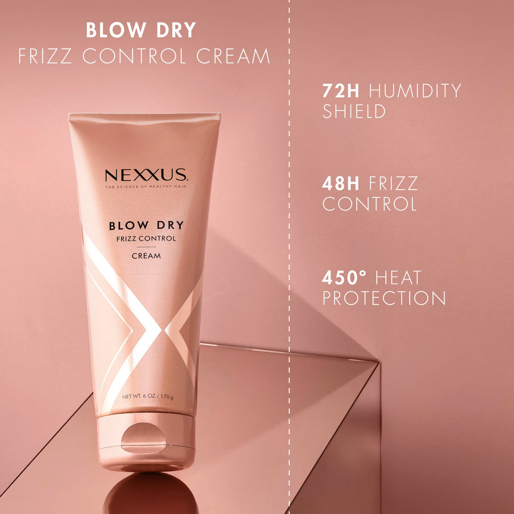 Nexxus tecnología STYLEPROTECT: protección sin peso durante el peinado.