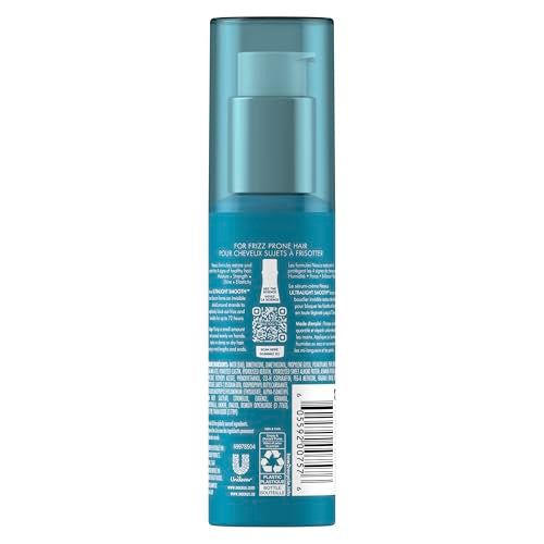 Nexxus Ultralight Smooth Shampoo, botella, lavado suave sin sulfatos para cabello ligero.