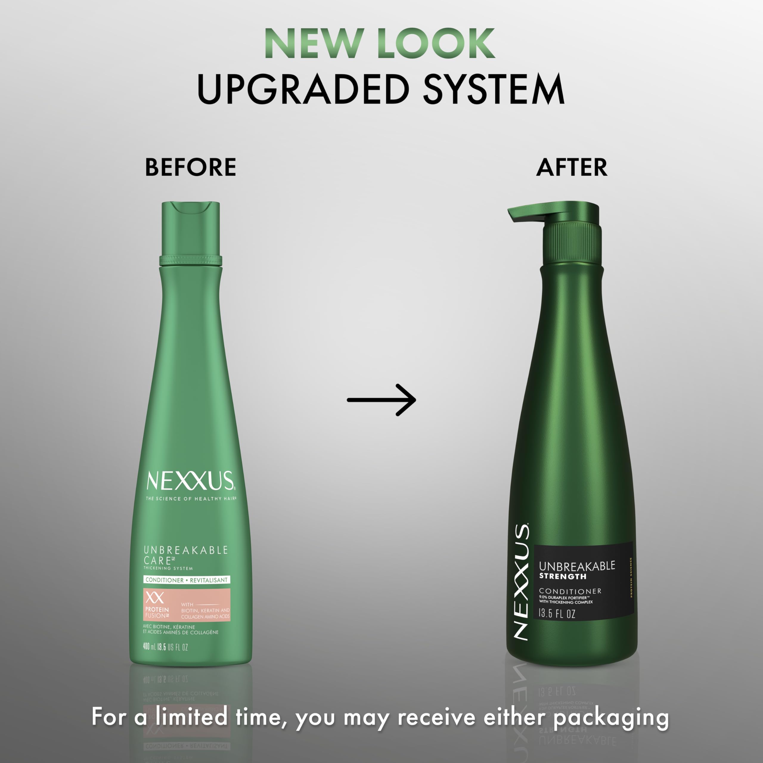 Nexxus Unbreakable Care: aplicación en cabello mojado para mayor volumen sin peso.