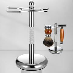 Soporte nfijnlt para maquinillas y cepillos en zinc, mantiene el baño ordenado.