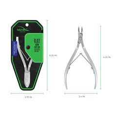 NGHIA Cortacuticulas D-07 mandibula 14 con muelle doble para apertura suave.