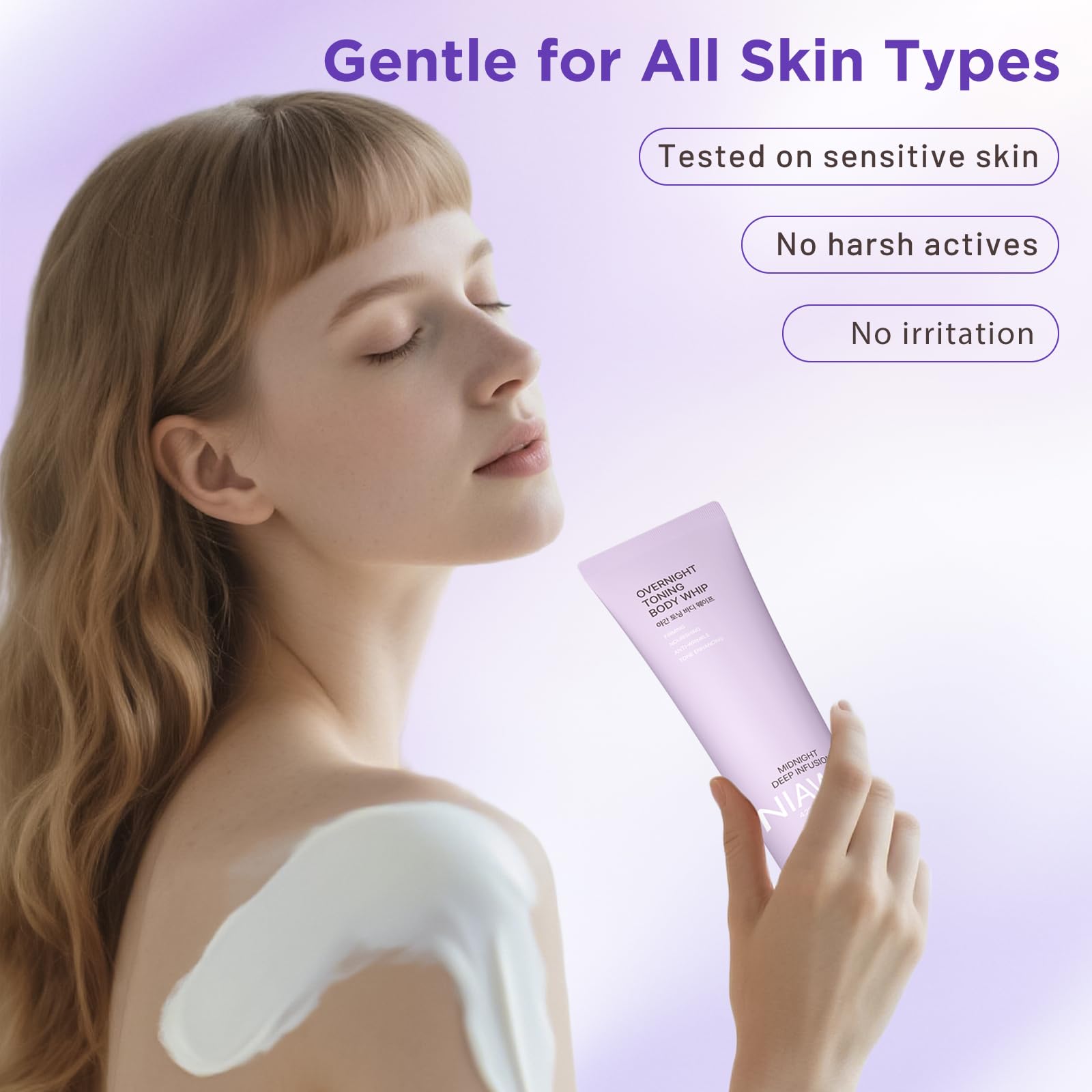 NIAWIT Crème nocturne favorise un rituel de soin relaxant avant le sommeil.