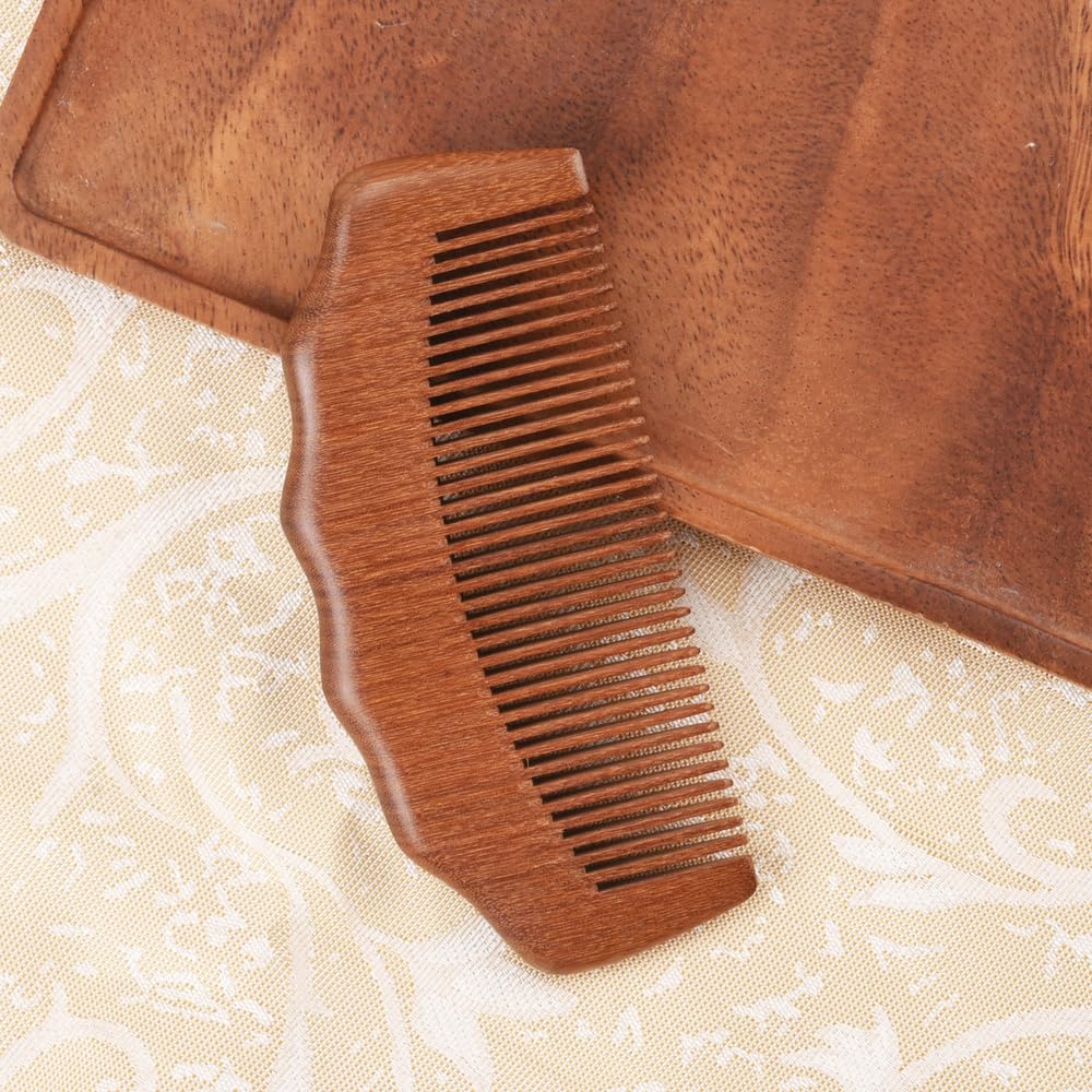 Nicecraft detalle-dientes-redondeados-madera, cuidado suave de la piel durante uso.