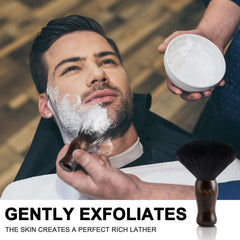 NICEMOVIC cepillo barbero fibras suaves para limpieza precisa