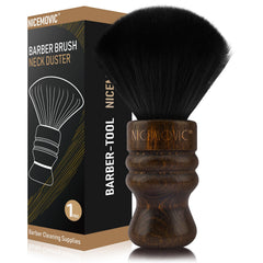 NICEMOVIC cepillo cuello grande para barbero, limpieza precisa sin residuos