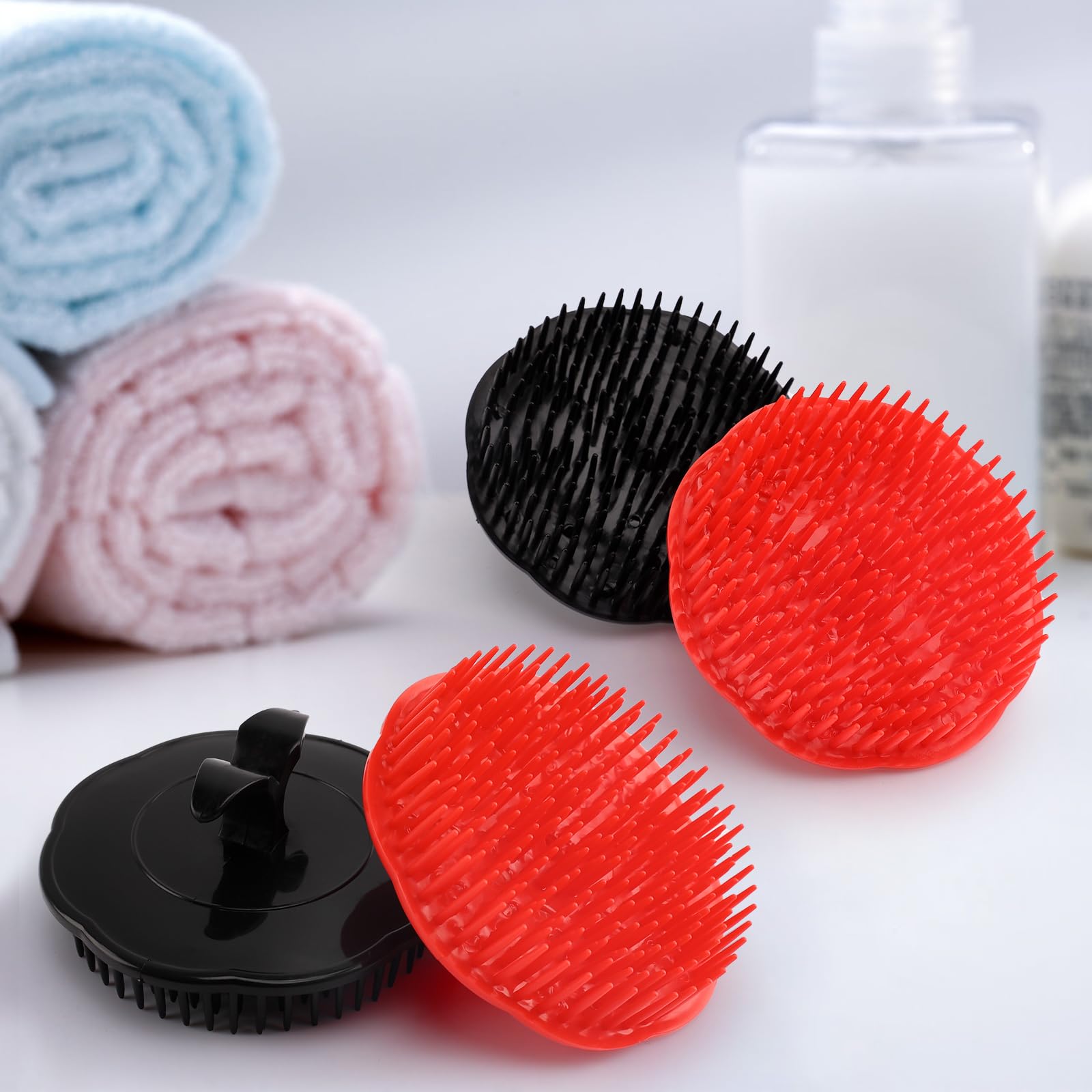 NICEMOVIC cepillo para cuero cabelludo para mascotas durante el baño.