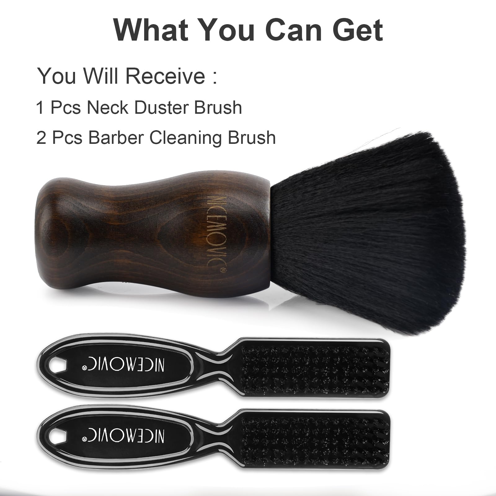 NICEMOVIC cepillo multifuncional para limpieza de barberos y utensilios