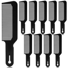 NICEMOVIC set de 10 peines de barbero, embalados individualmente para higiene y uso compartido.