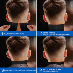 NICEMOVIC tiras de cuello papel: diseño absorbente para recoger cabellos y gotas.
