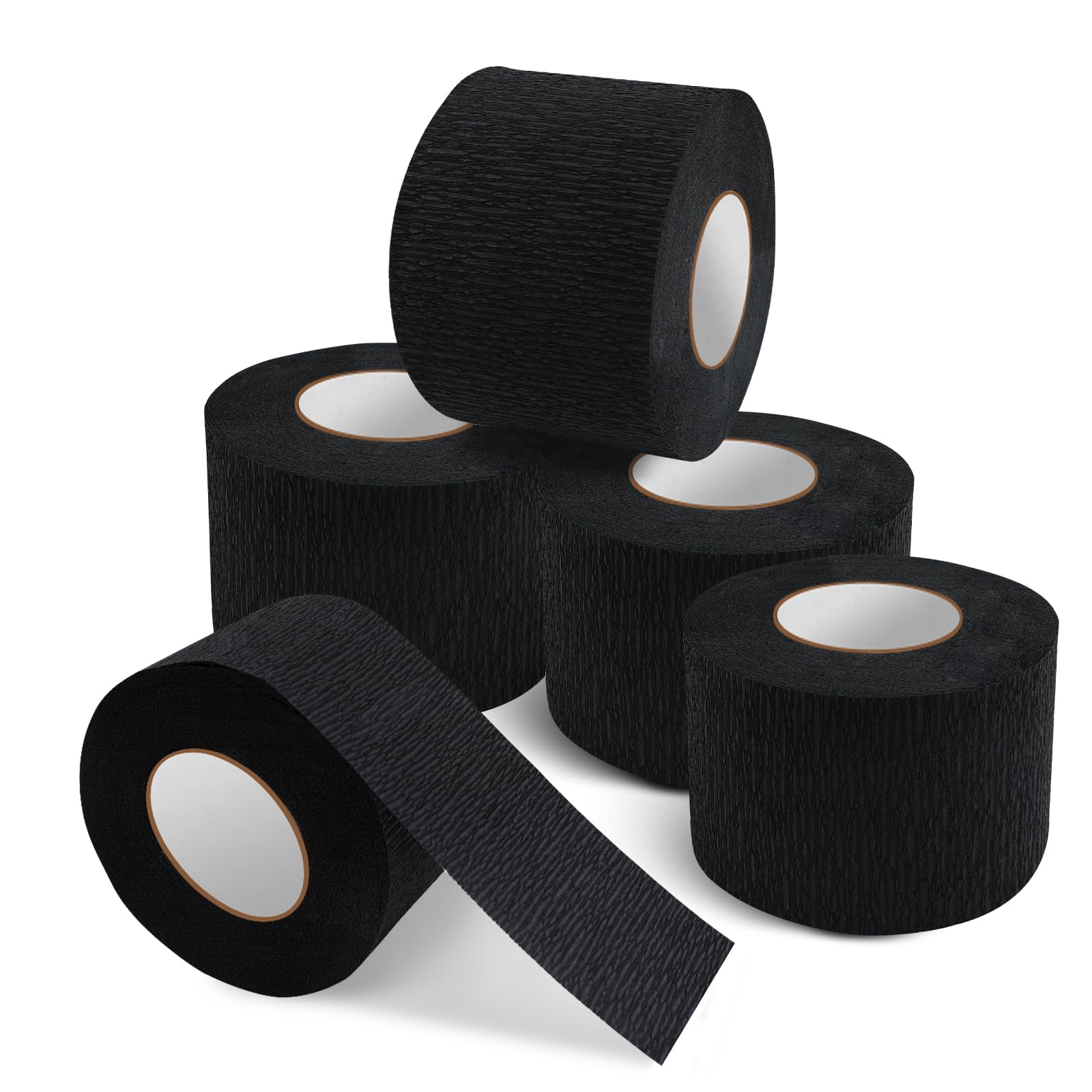 NICEMOVIC tiras cuello papel: paquete de 5 rollos para un servicio limpio y cómodo.