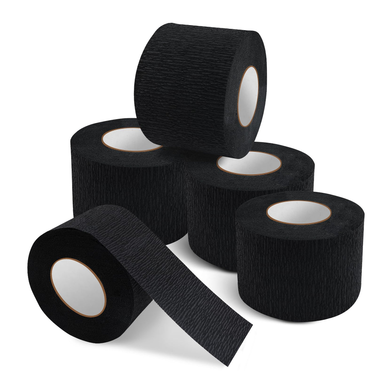 NICEMOVIC tiras cuello papel: paquete de 5 rollos para un servicio limpio y cómodo.