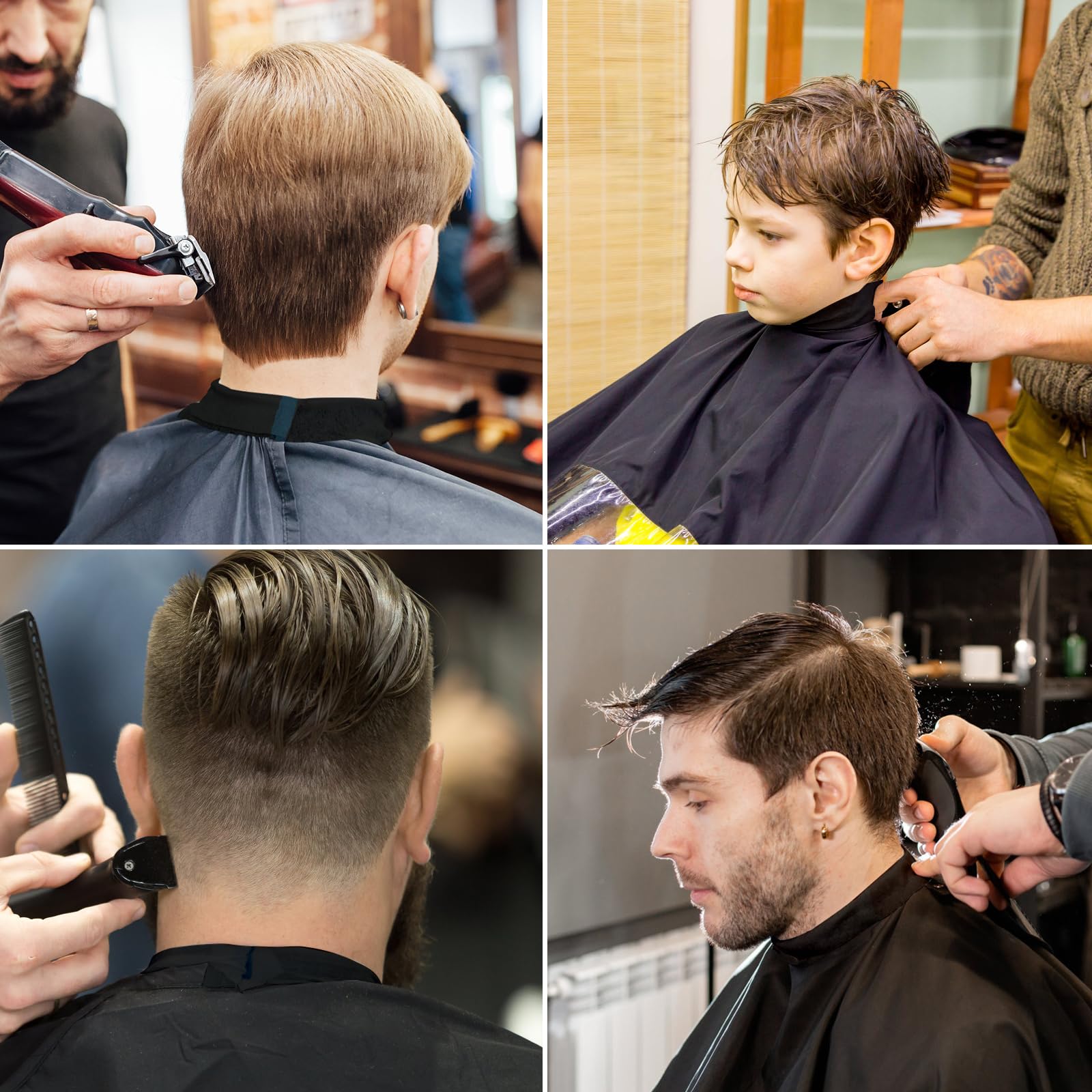 NICEMOVIC tiras cuello barbería: sesión limpia y profesional para clientes.