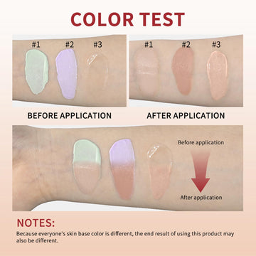 NICEFACE CC Red Corrector base liviana para retoques sin pesadez.