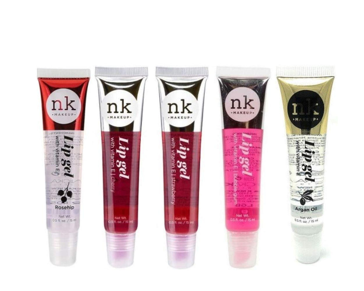 Nicka K New York Lip Gel Bubble Gum con acabado suave, hidratante y brillo ligero.