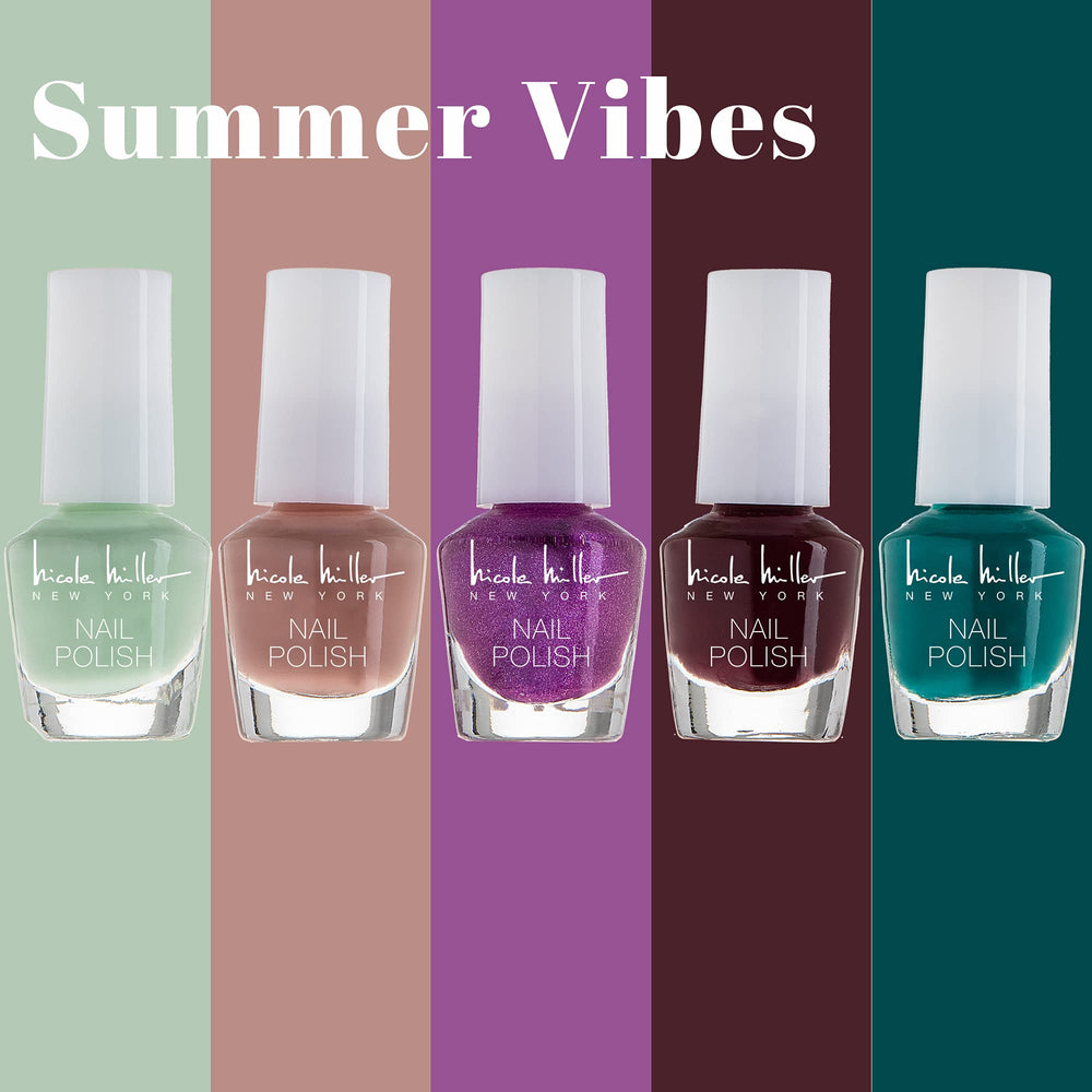 Nicole Miller New York glitter shades sparkle for festive occasions.