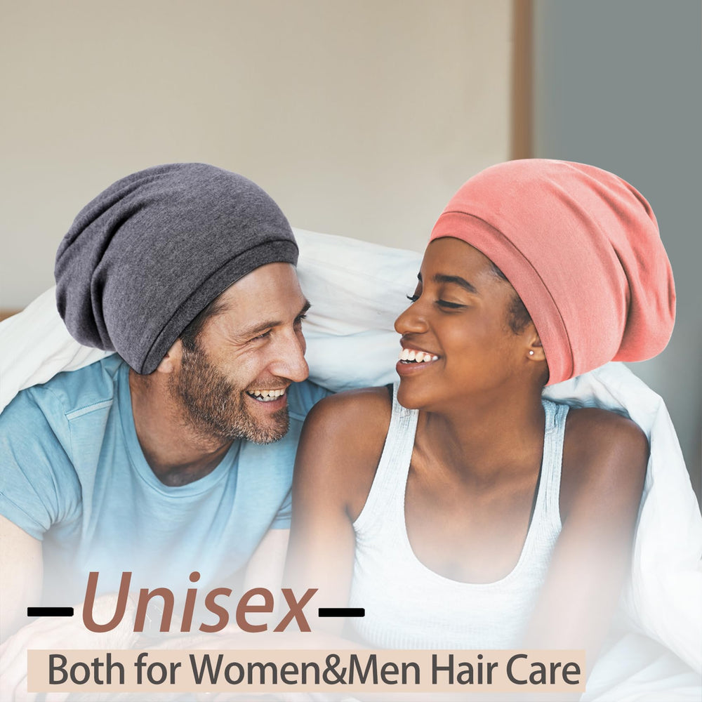NICPOO bonete satinado para rizos, protege el cabello rizado durante la noche.