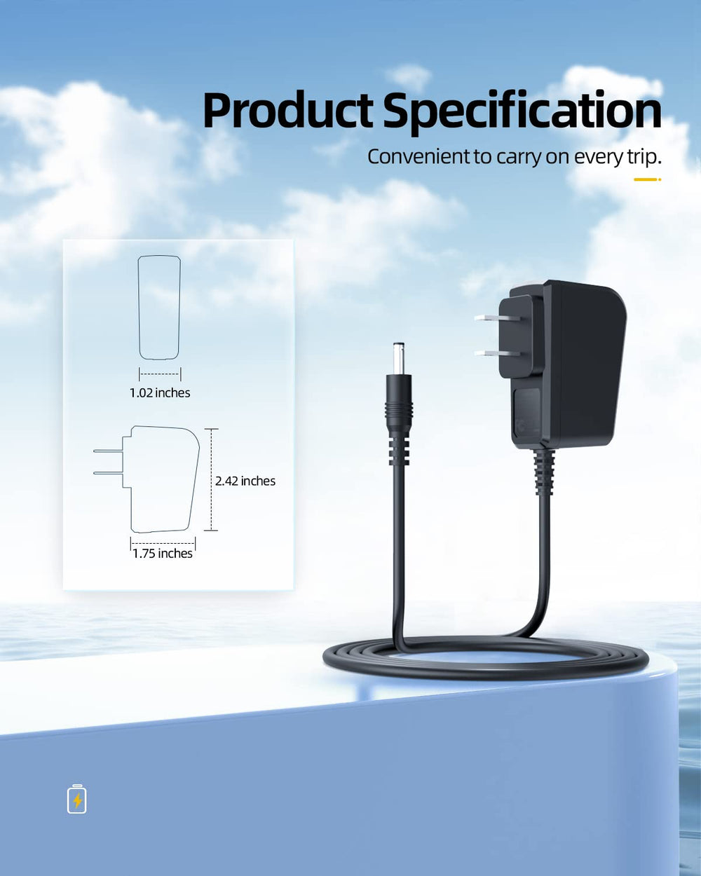 Cable de 5 pies Nicpower para Philips HQ840: alcance cómodo en casa.