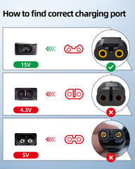 Nicpower conector DC de 15V para uso diario de afeitado.