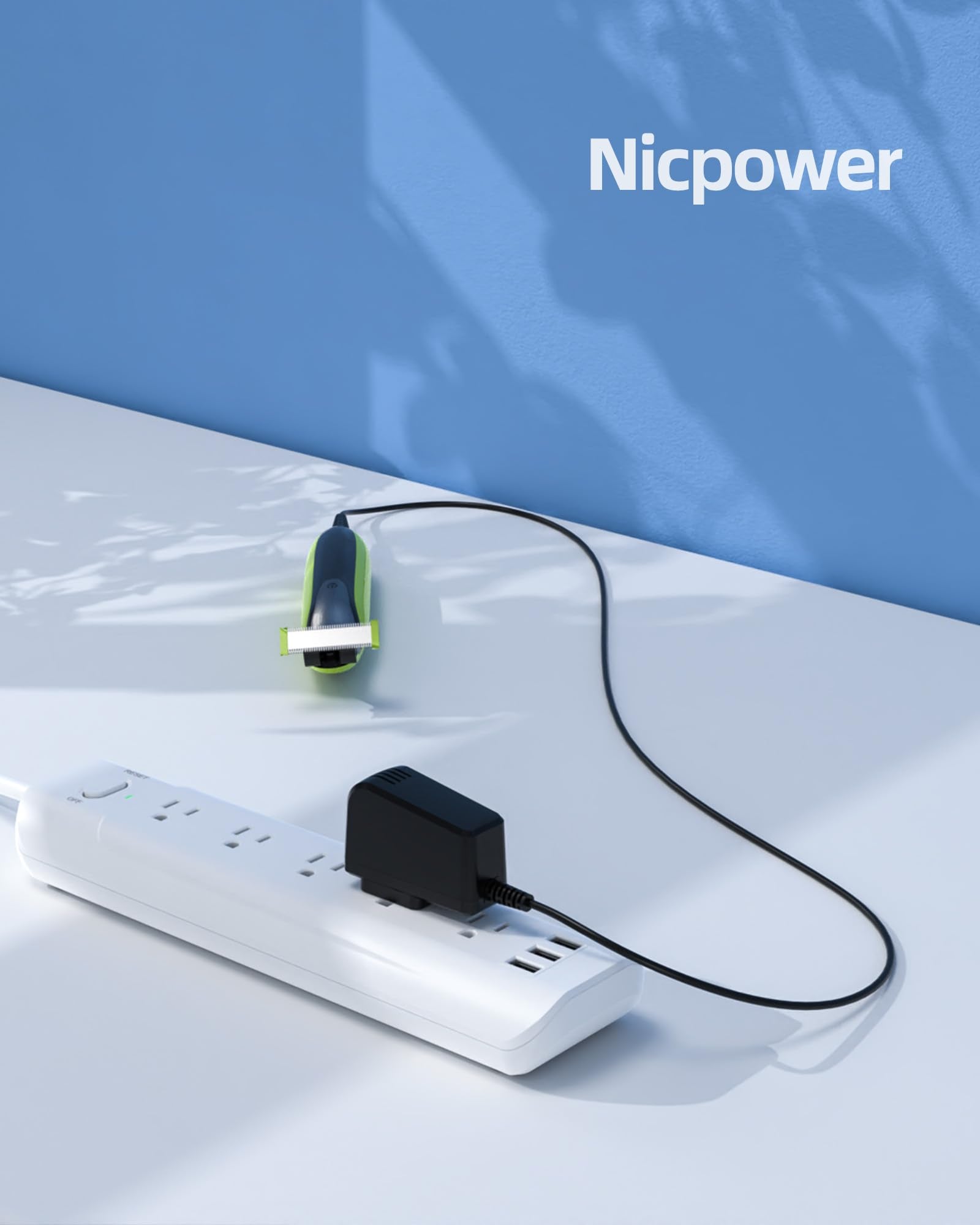Nicpower paquete incluye adaptador de corriente, 1 unidad para viajes y oficina.