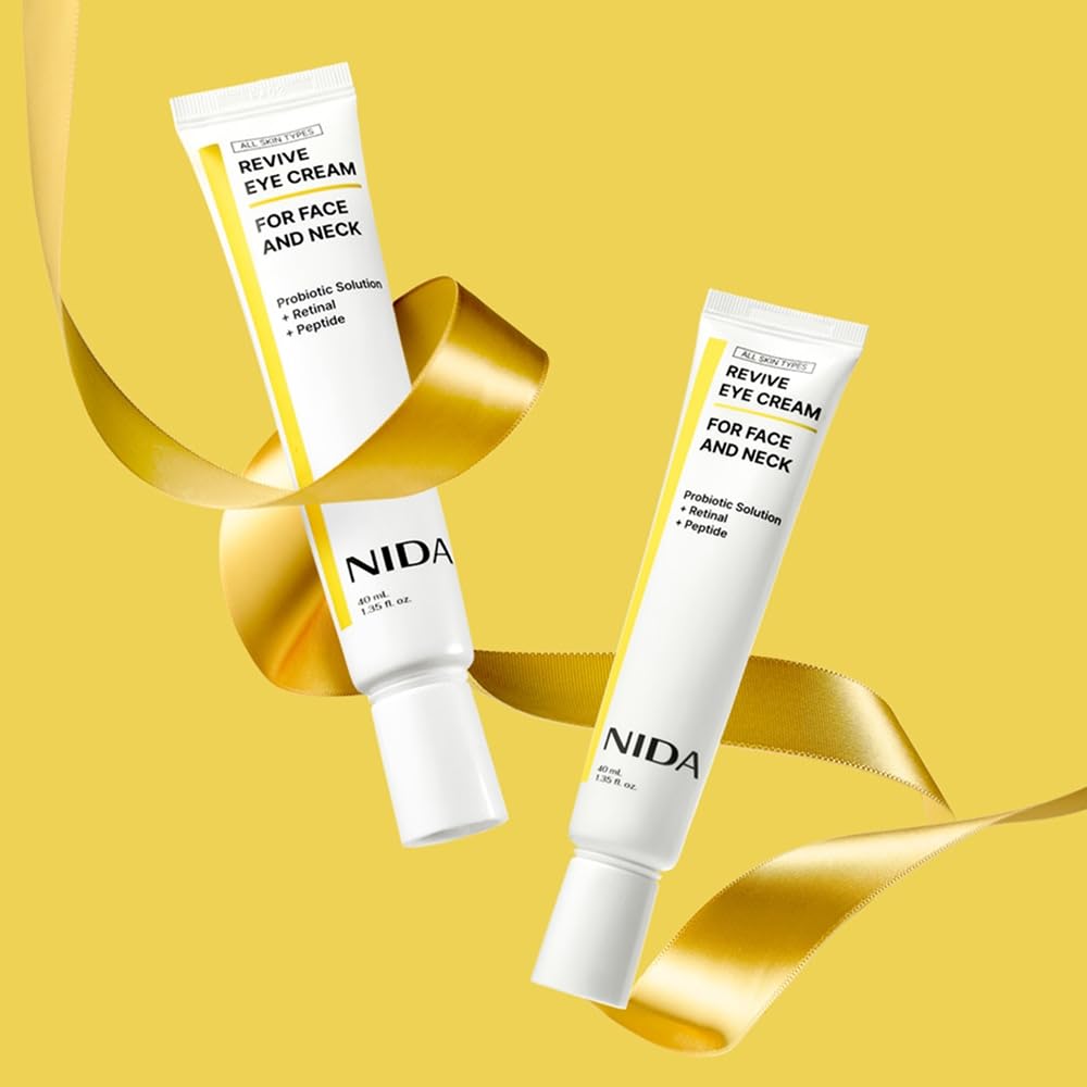 NIDA Revive Eye Cream with human stem cell media supports regeneration