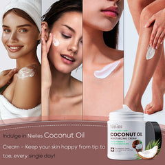 Nielies Crema de Coco para manos, protección suave y nutritiva.