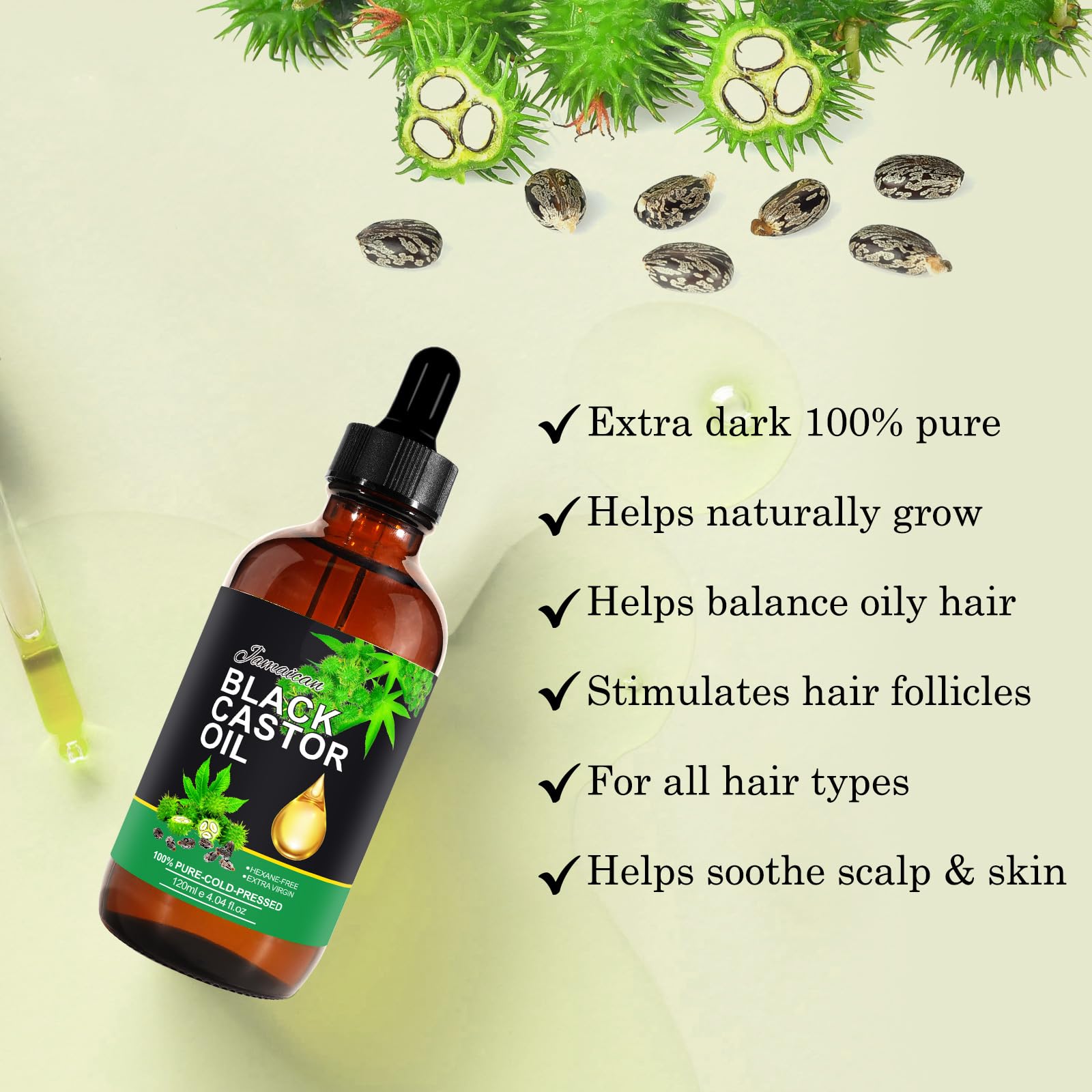 NIFEISHI Aceite para crecimiento de pestañas; mirada más definida.