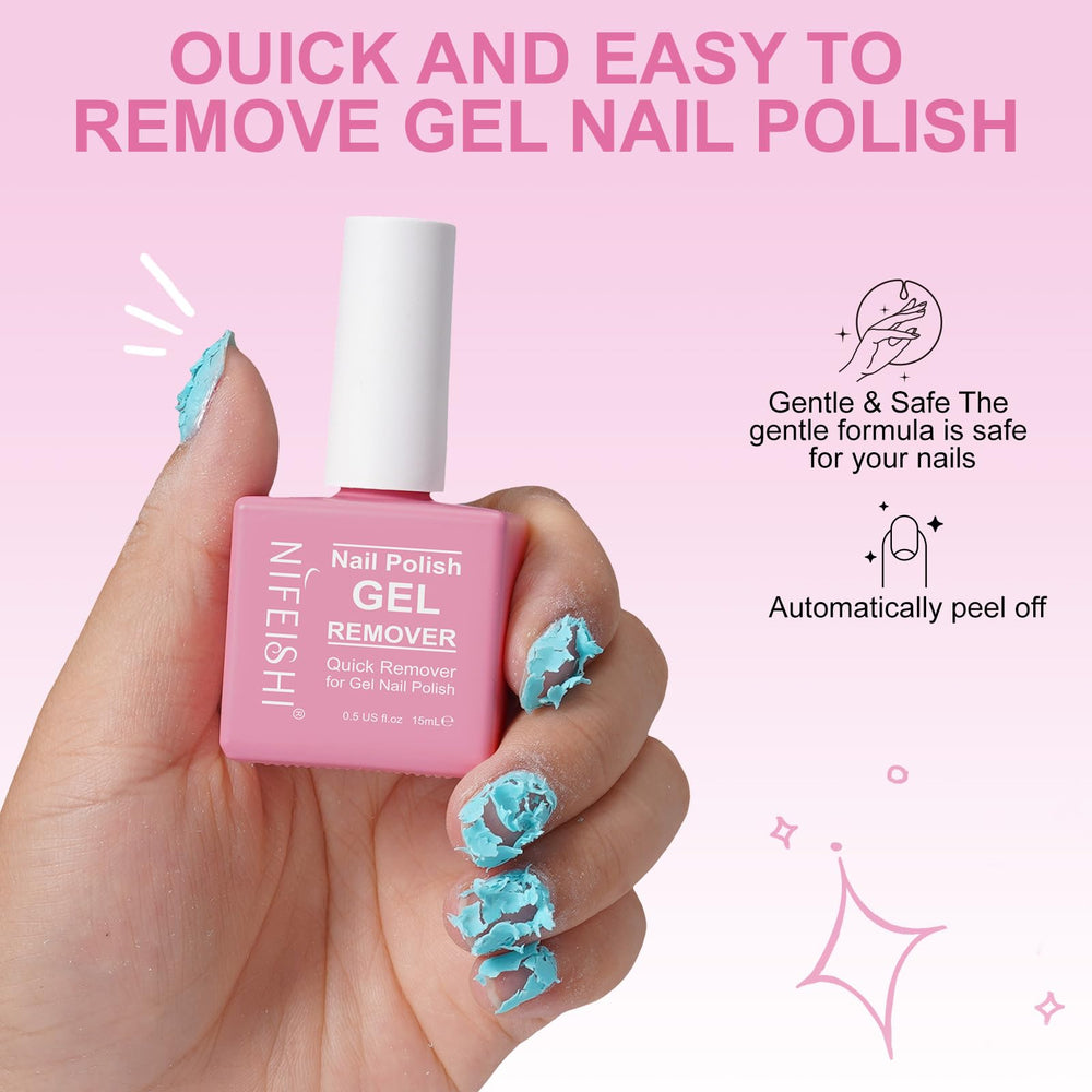 NIFEISHI DIY at-home removal option for nail art lovers.
