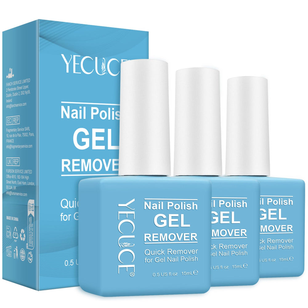 NIFEISHI trio pack gel nail polish remover for quick at-home removal.