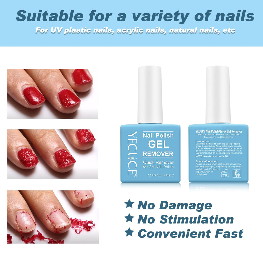 NIFEISHI Removedor de Esmalte en Gel sin acetona cuida las uñas