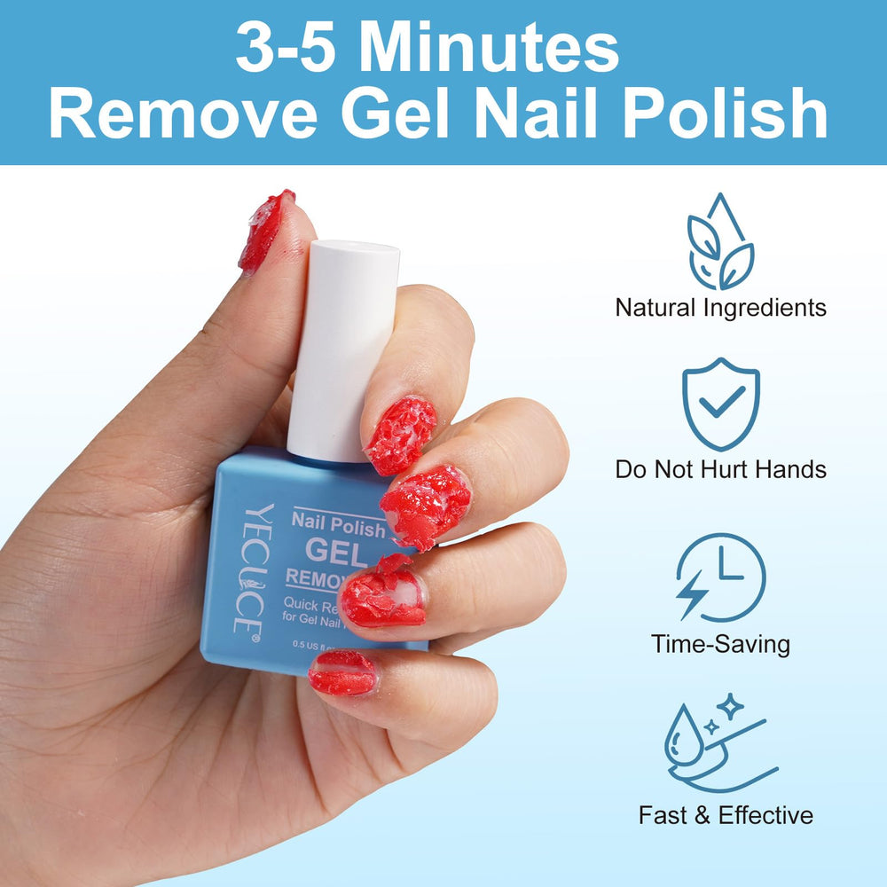 Aplicación fácil de NIFEISHI Removedor de Esmalte Gel sobre la uña