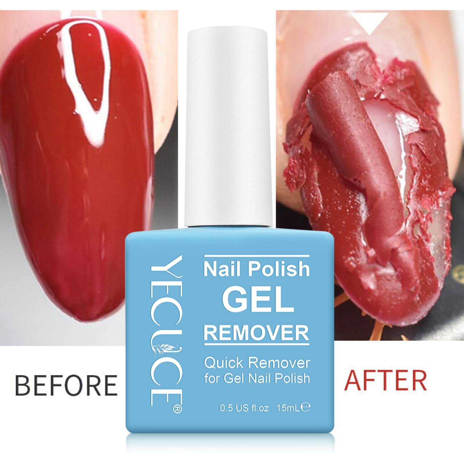 NIFEISHI removedor gel, aplicador cómodo para aplicación uniforme.