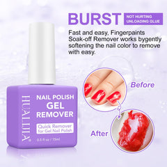 NIFEISHI remover gel sin envoltura de aluminio, práctico para uso diario