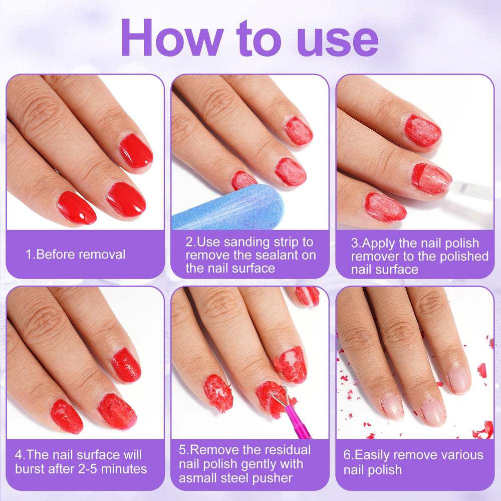 NIFEISHI gel remover uso sencillo para cambios de estilo