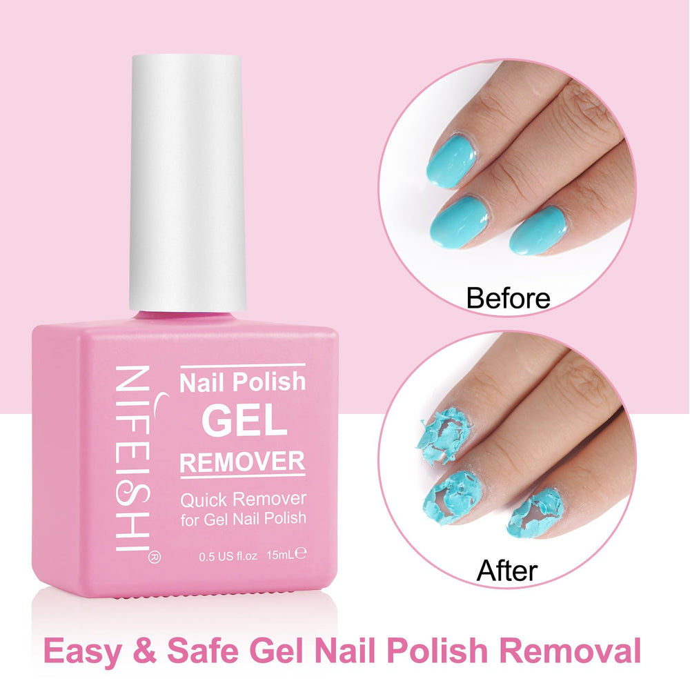 NIFEISHI Remover Esmalte Gel - guía rápida para uso en 2-5 minutos.