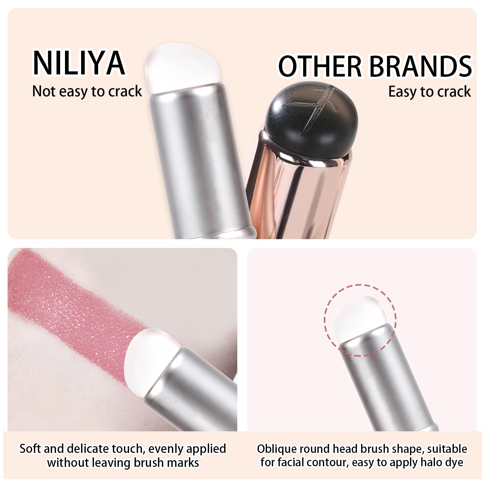 NILIYA tamaño compacto, perfecto para viaje y retoques en cualquier lugar.