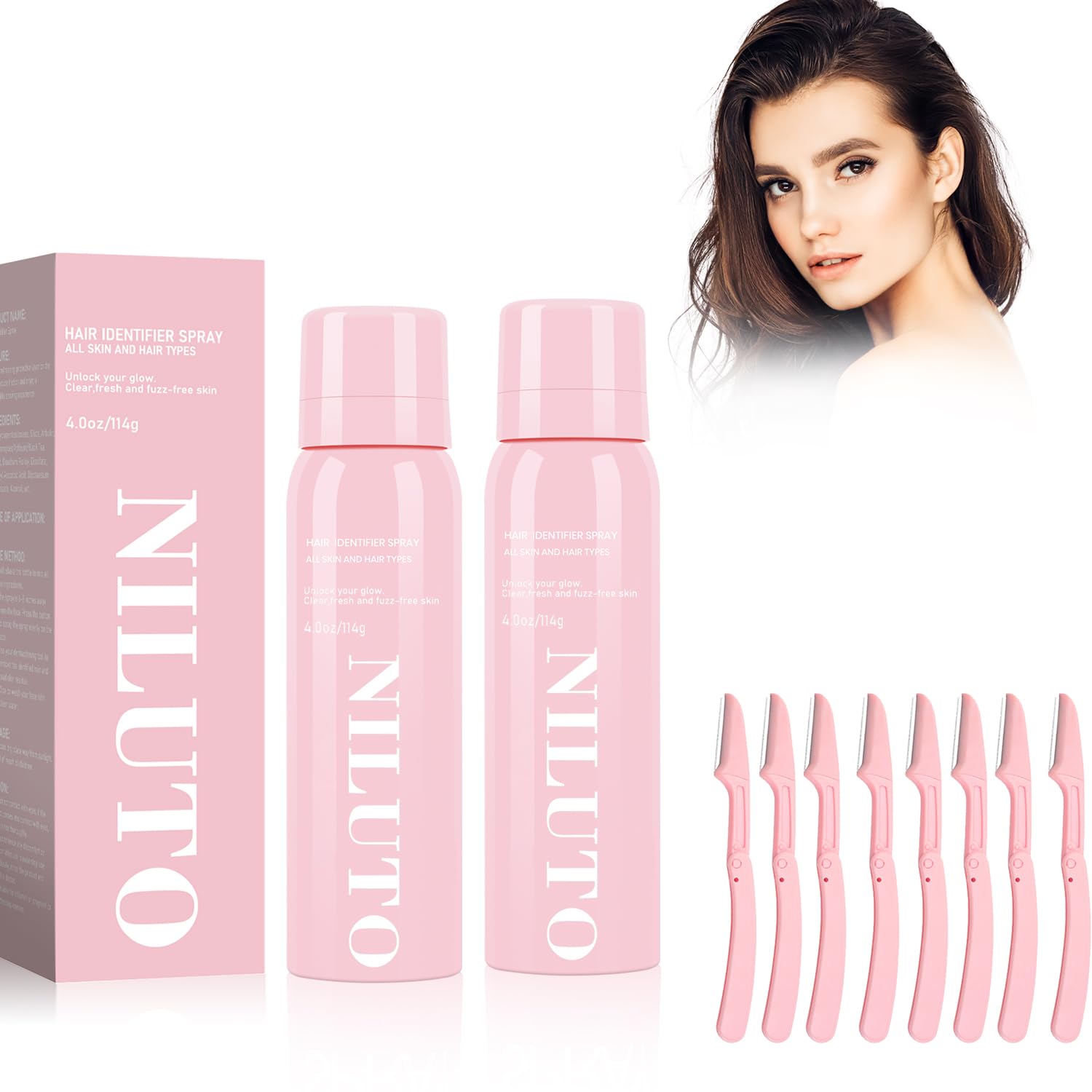 NILUTO identificador de pelo facial para afeitado más cómodo