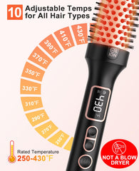Nimmu cepillo térmico para volumen con efecto envolvente