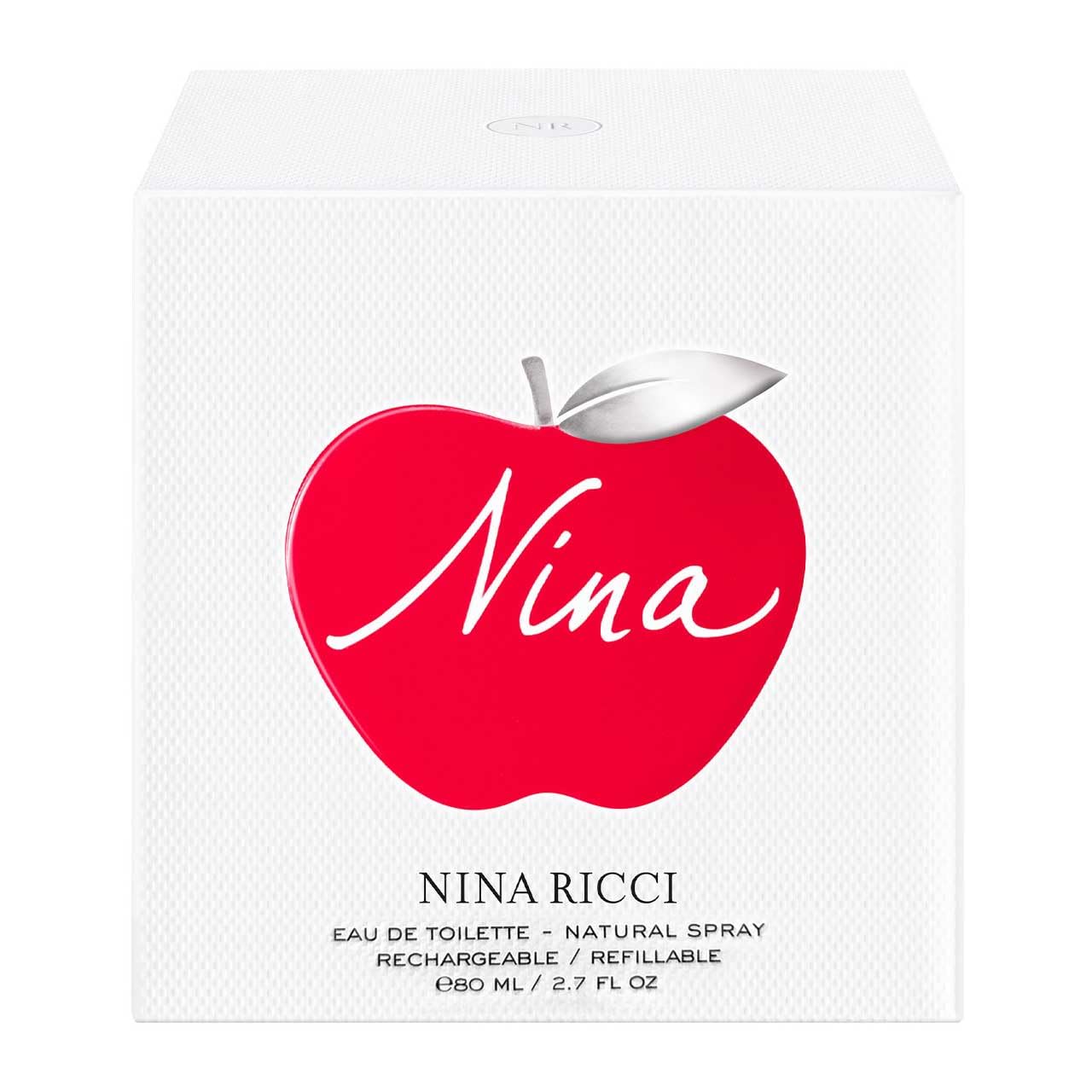 Nina Ricci Nina: empaque con forma de manzana, regalo de ocasión especial.