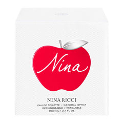 Nina Ricci Nina: empaque con forma de manzana, regalo de ocasión especial.
