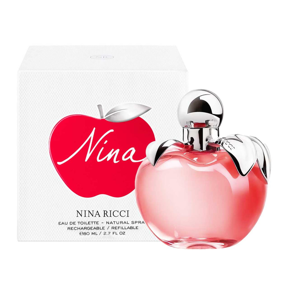 Nina Ricci Nina: frasco con forma de manzana para uso diario.