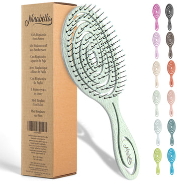 Ninabella peine desenredante espiral para desenredar suavemente el cabello