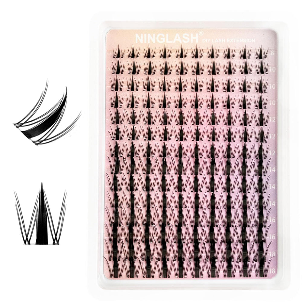 Ninglash Pestañas Hada Clusters: look versátil para días y ocasiones.