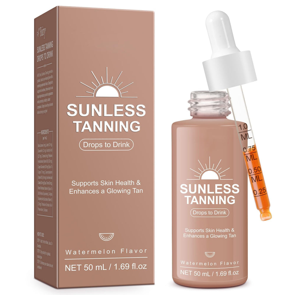 Gotas Ninsiec para rostro en bebida, tono gradual natural.