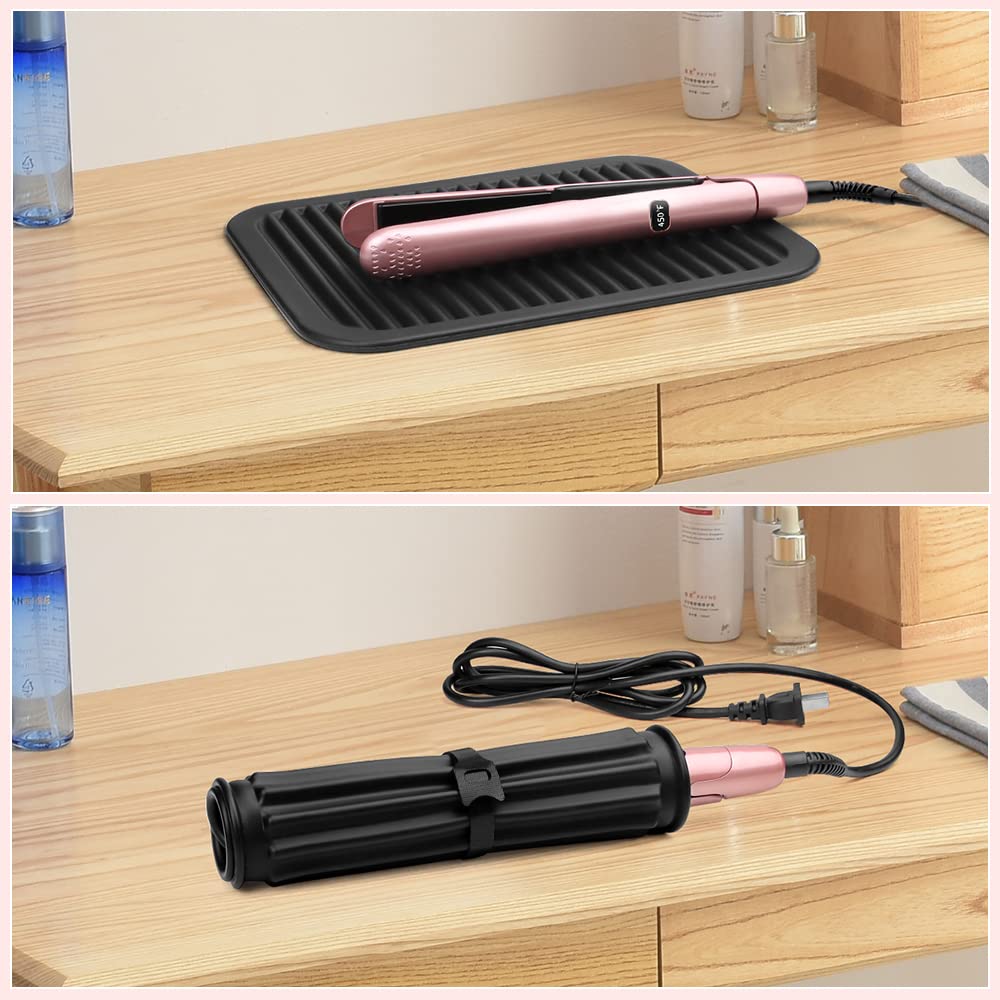 Ninwod mat portátil ideal para viajar con herramientas de peinado
