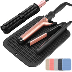 Ninwod mat silicona resistente al calor para herramientas de peinado protege la encimera