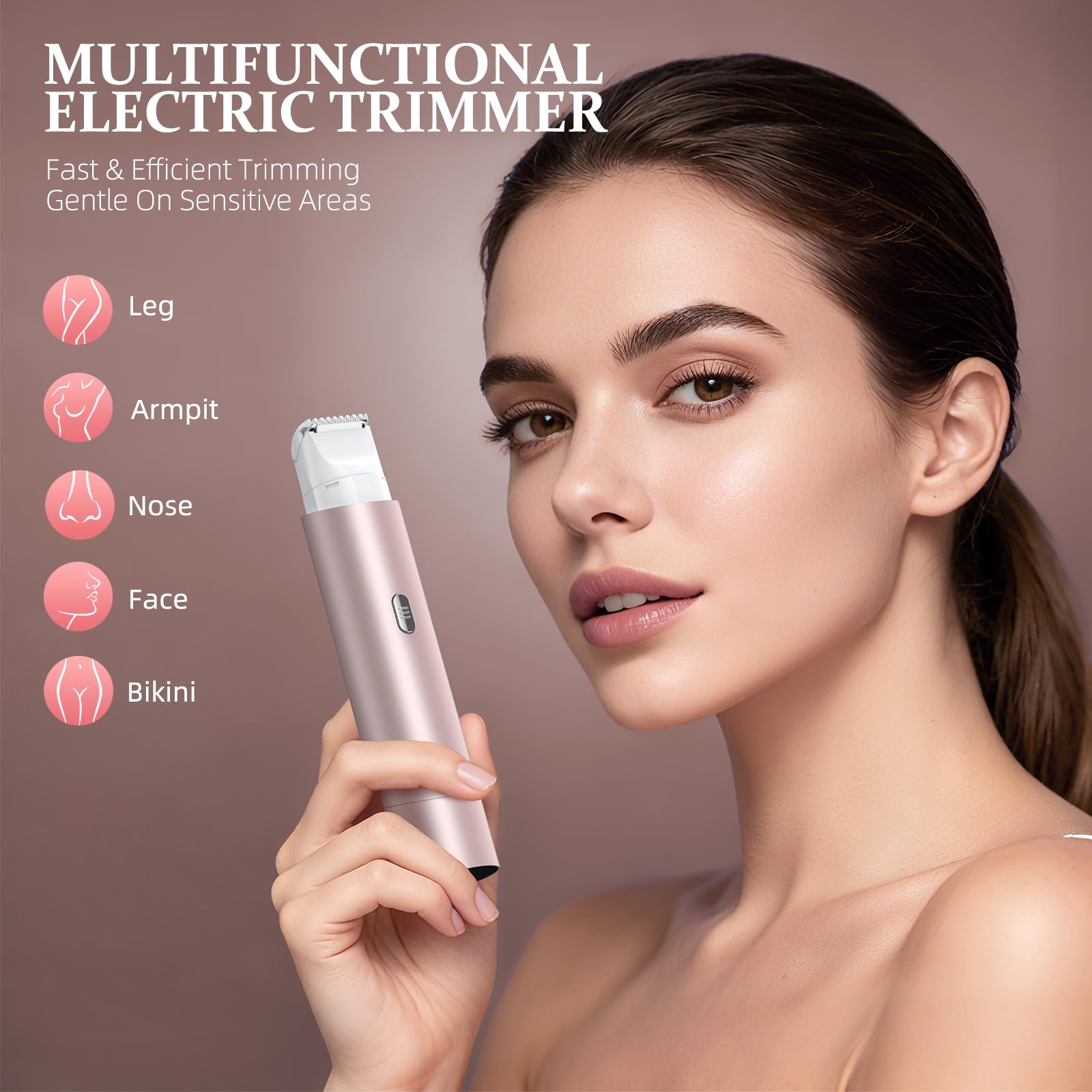 NIPOO bikini-trimmer protección cutáneo para piel sensible.