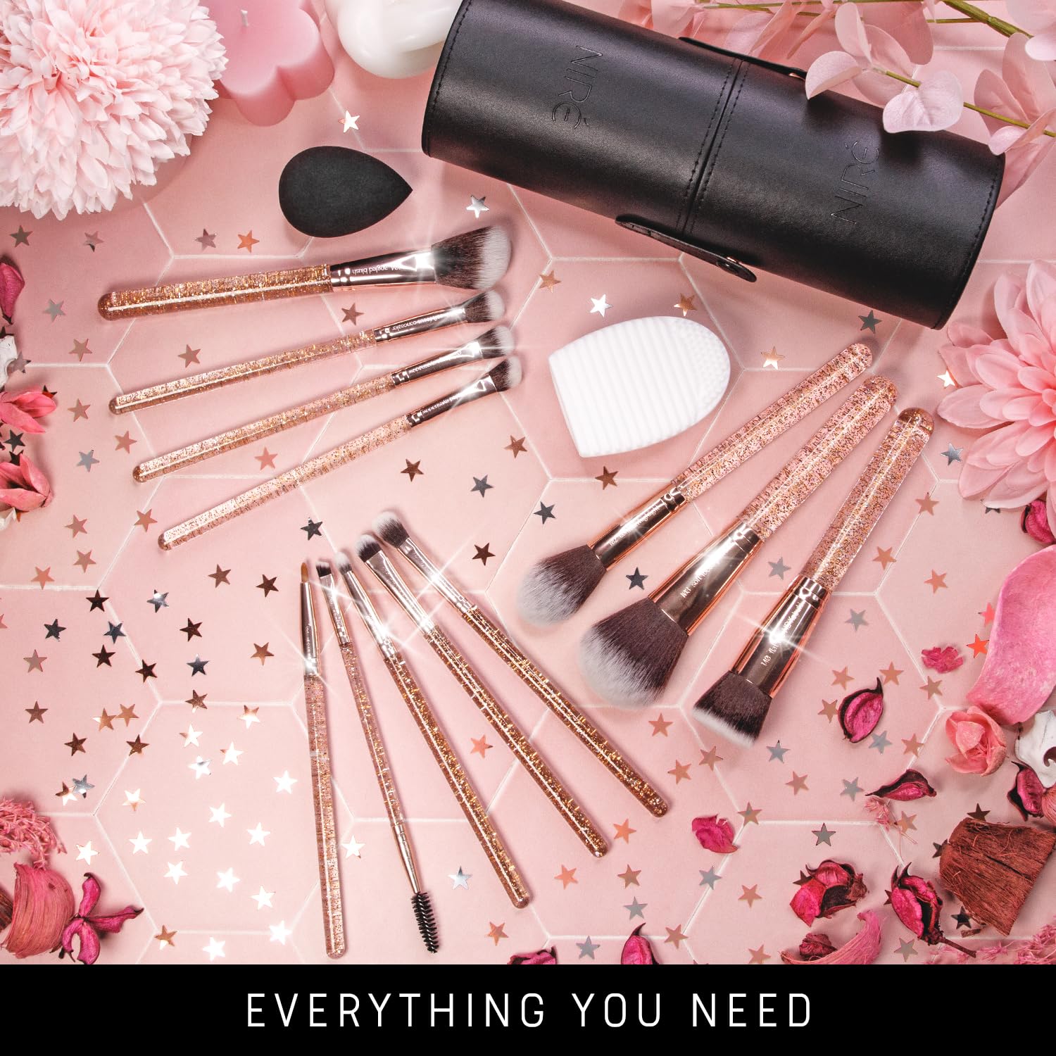 Niré: aplicación de maquillaje suave y precisa con brochas de lujo