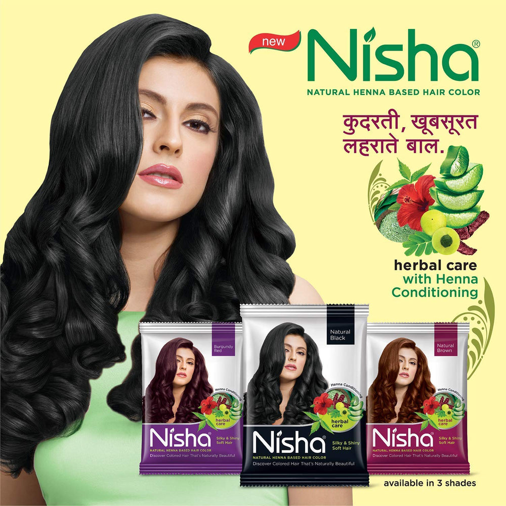Prueba de sensibilidad piel antes de aplicar Nisha coloración natural negro