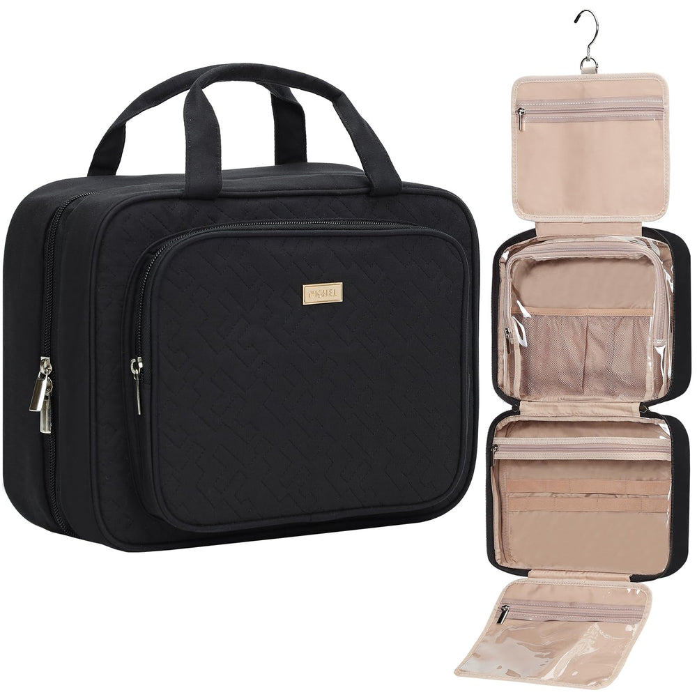 NISHEL bolsa de aseo de viaje para mujeres con gran capacidad para todo lo esencial.